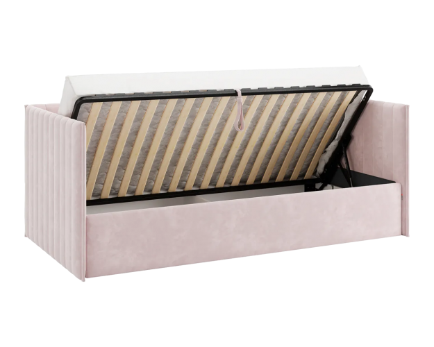 Кровать-софа Твикс нежно-розовый (велюр)