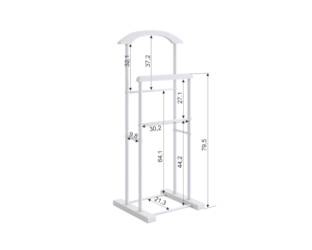 Вешалка Ника напольная графит