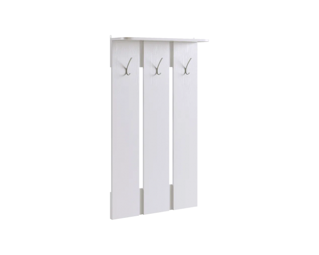 Вешалка Реал 1 белое дерево