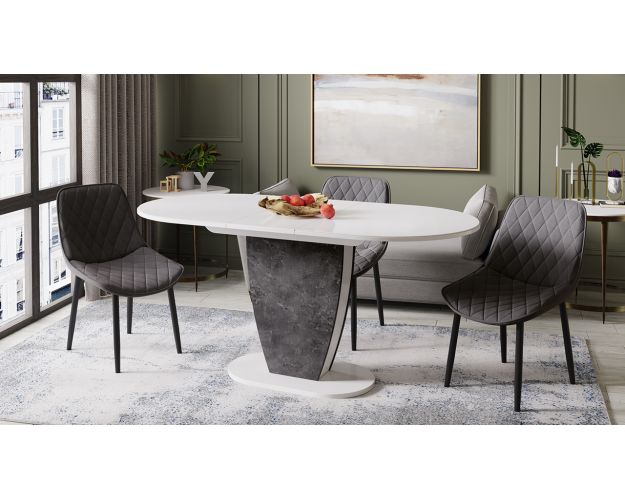 Стул «OSCAR» (Черный муар/Велюр L006 бирюзовый)