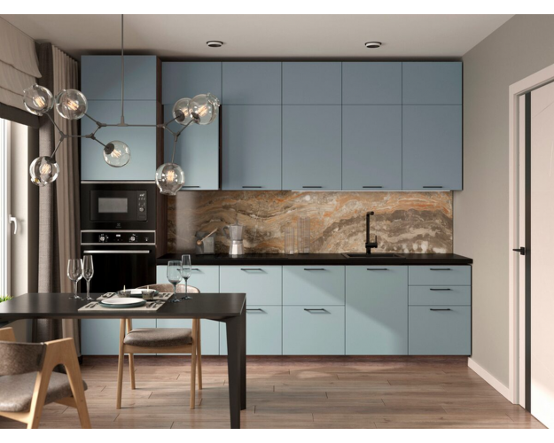 Кухонный гарнитур Гарден бирюзовая мята